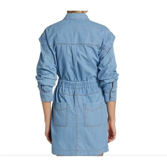 Derek Lam 10 Crosby Hadley Denim Shirtdress Sz 10 New